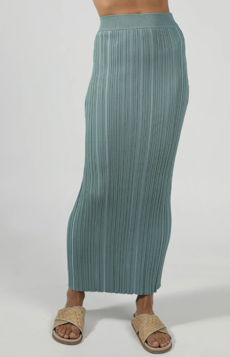 The Aqua Midi Skirt